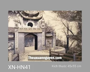 Tranh thêu Hà Nội XN-HN41