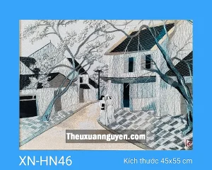 Tranh thêu Hà Nội XN-HN46