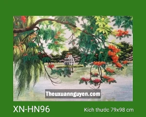 Tranh thêu Hà Nội XN-HN96