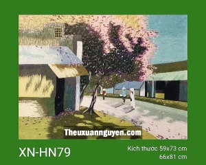 Tranh thêu Hà Nội XN-HN79