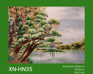 Tranh thêu Hồ Gươm XN-HN35