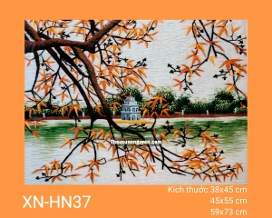 Tranh thêu Hồ Gươm XN-HN37