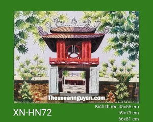 Tranh thêu Văn Miếu XN-HN72