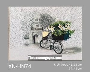 Tranh thêu Hà Nội XN-HN74