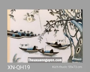 Tranh thêu quê hương XN-QH19