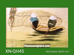 Tranh thêu quê hương XN-QH45