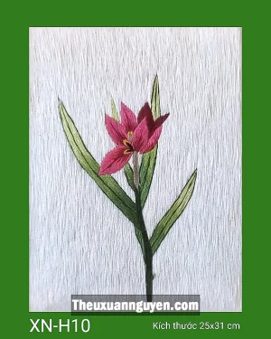 Tranh thêu hoa XN-H10