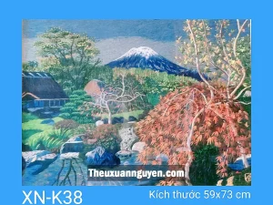 Tranh thêu núi Phú Sĩ XN-K38