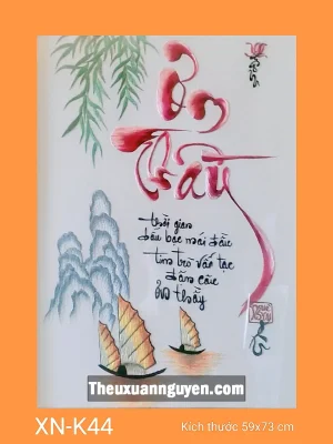 Tranh thêu chữ Ơn Thầy