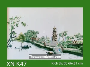 Tranh thêu phong cảnh XN-K47