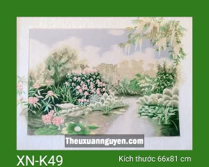 Tranh thêu phong cảnh XN-K49