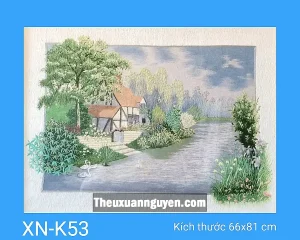 Tranh thêu phong cảnh XN-K53