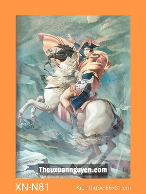 Tranh thêu Hoàng đế Napoleon Bonaparte XN-N81