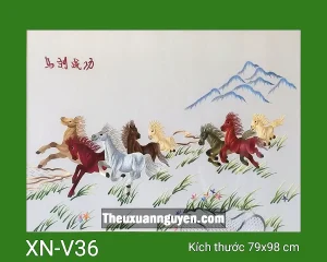 Tranh thêu Mã Đáo Thành Công XN-V36
