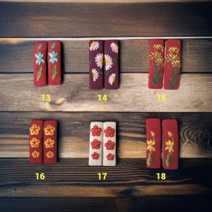 Kẹp mái thêu handmade